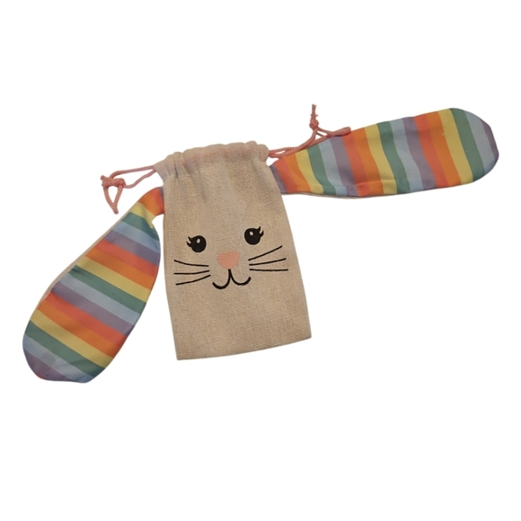 Hand Knit Crochet Easter Bundle Upcycled Eggs 4pc Set Coaster Pastel colors 10pc - Picture 12 of 17